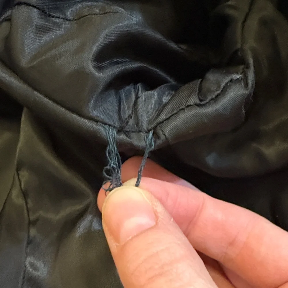 DKNY Double Breasted Long Wool Blend Coat - Picture 11 of 13